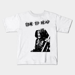 Grim Reaper – Skeleton with Scythe Kids T-Shirt